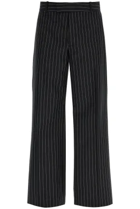 Alexander Mcqueen Low-Waisted Pinstripe