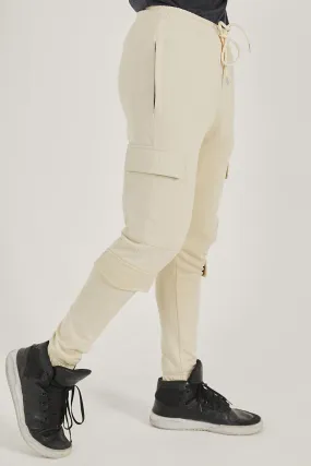 Beige Cargo Trousers