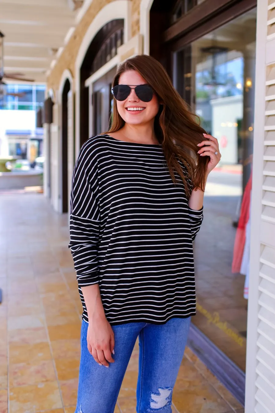 Brooke Boat Neck Top