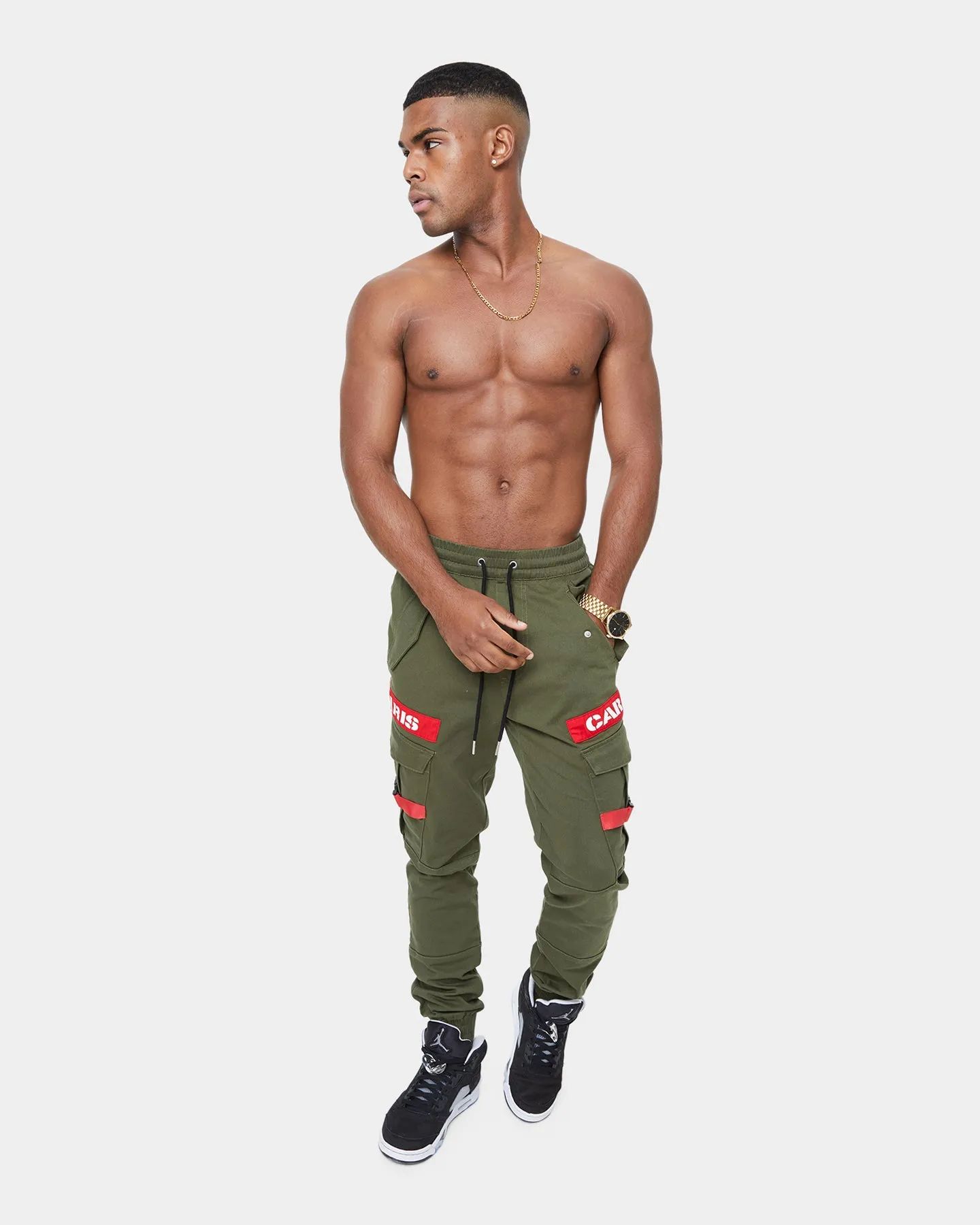 Carré Transition Cargo Joggers Army Green