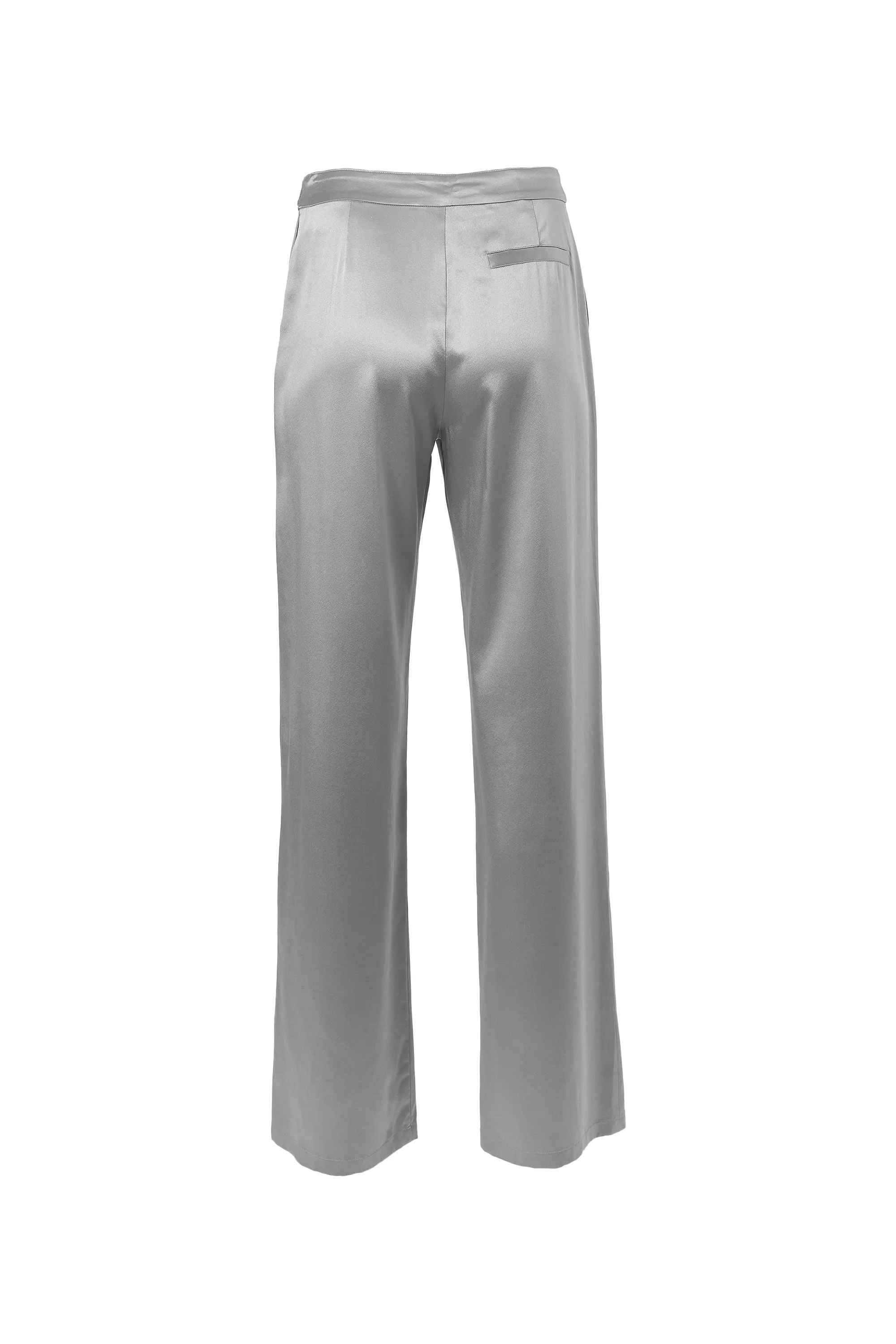 D-Ring Straight Leg Pants In Stone Grey