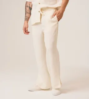 F5 STRAIGHT LEG LINEN PANTS