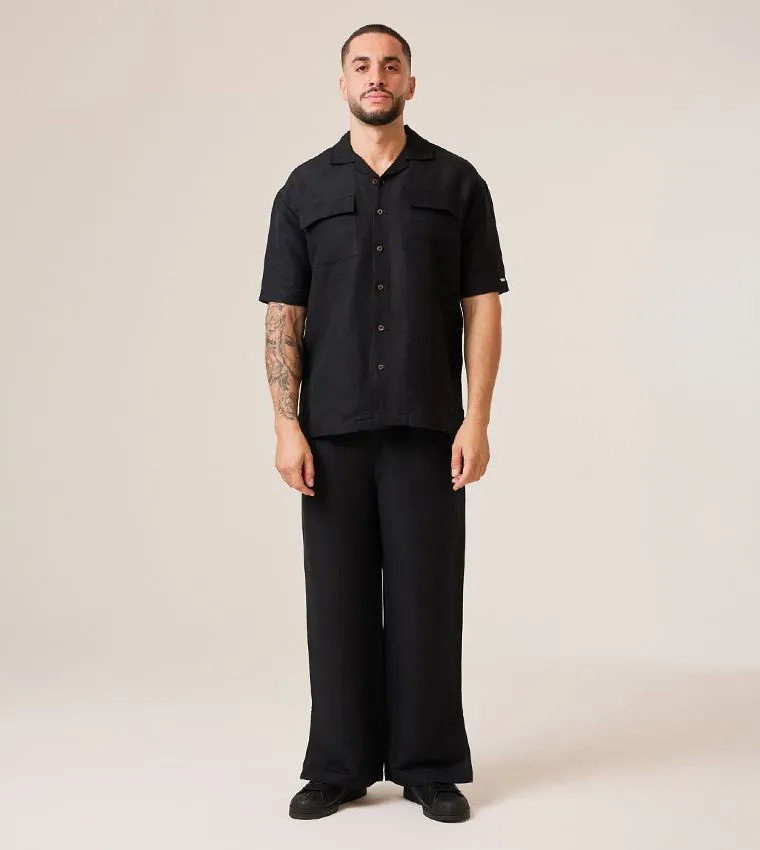 F5 STRAIGHT LEG LINEN PANTS