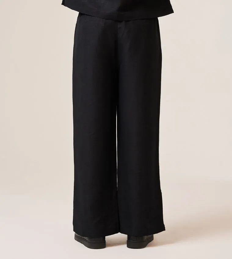 F5 STRAIGHT LEG LINEN PANTS