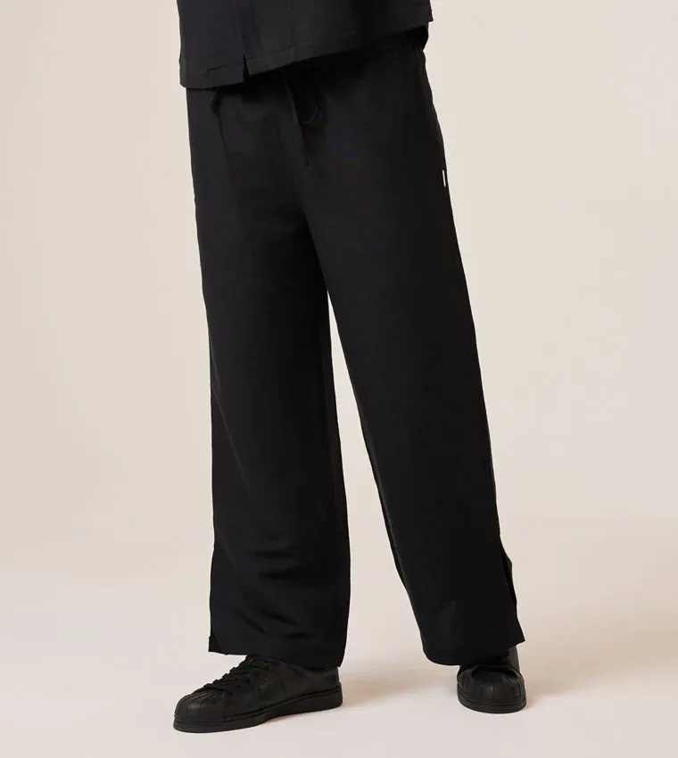 F5 STRAIGHT LEG LINEN PANTS