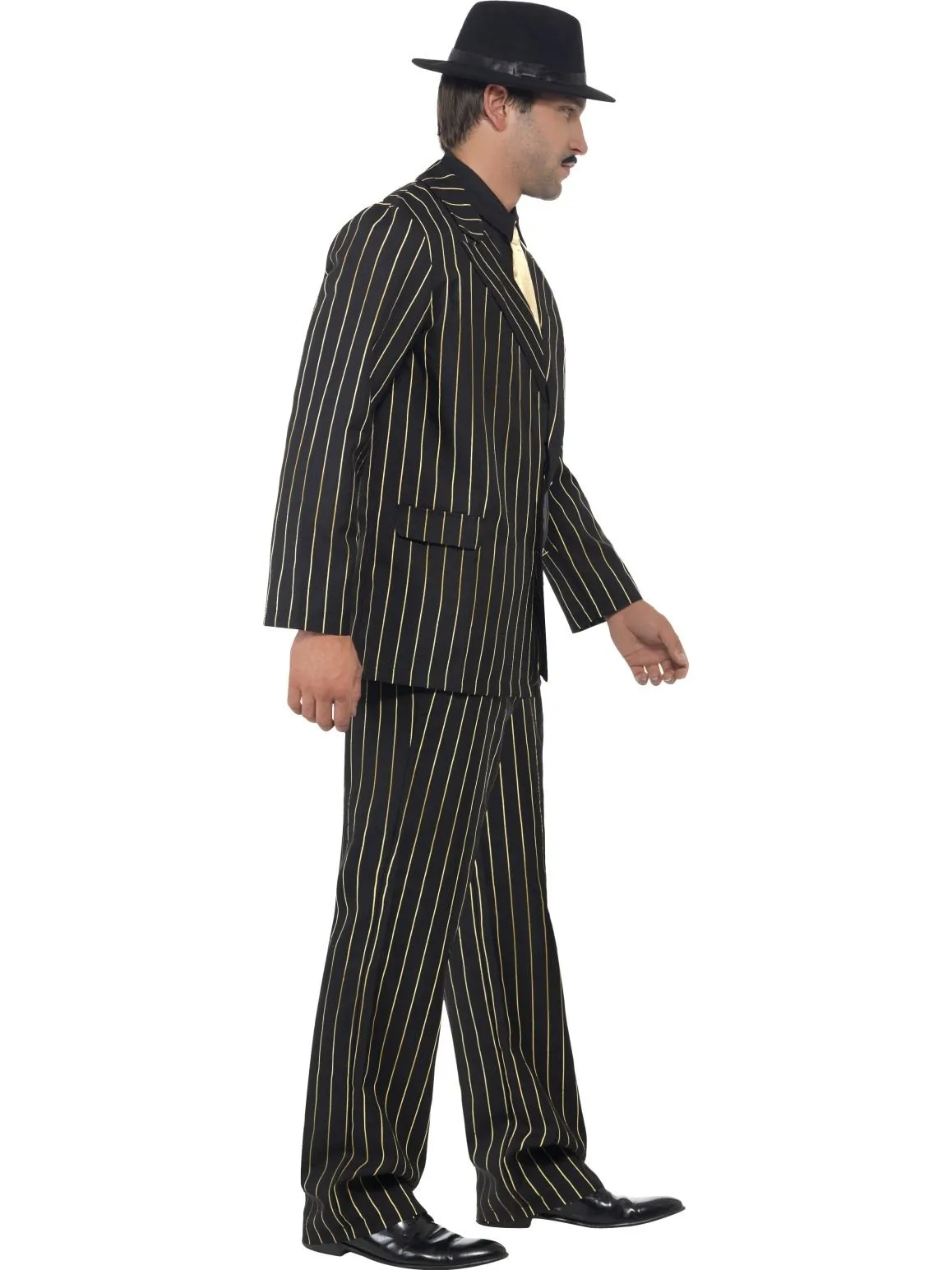 Gold Pinstripe Gangster Costume