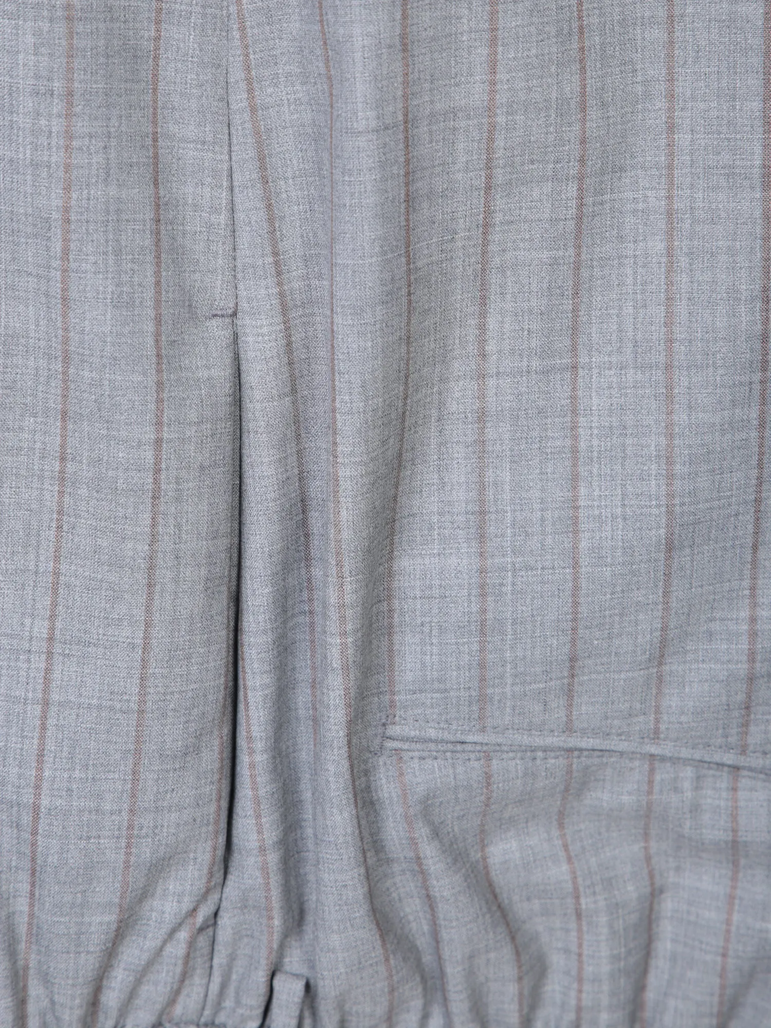 Grey/Brown Pinstripe Suit