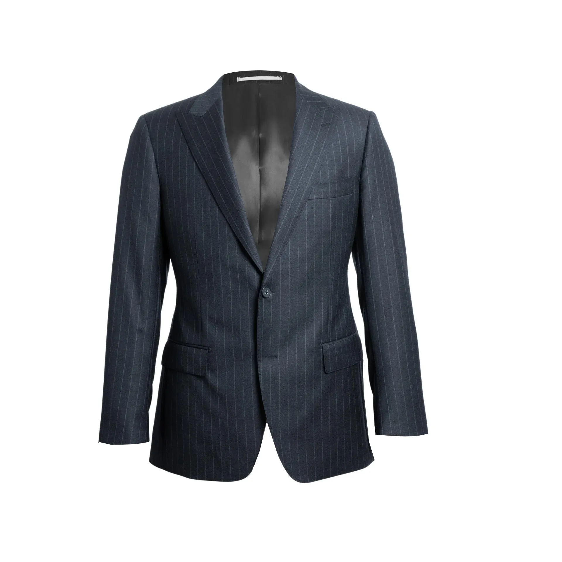 HENRY SARTORIAL Westminster Peak Lapel Suit CHARCOAL STRIPE REG