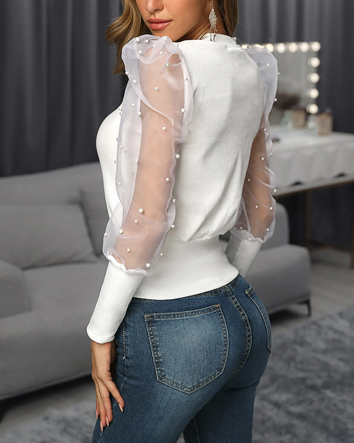 Julia Fashion - Women Elegant Fashion Solid Blouses