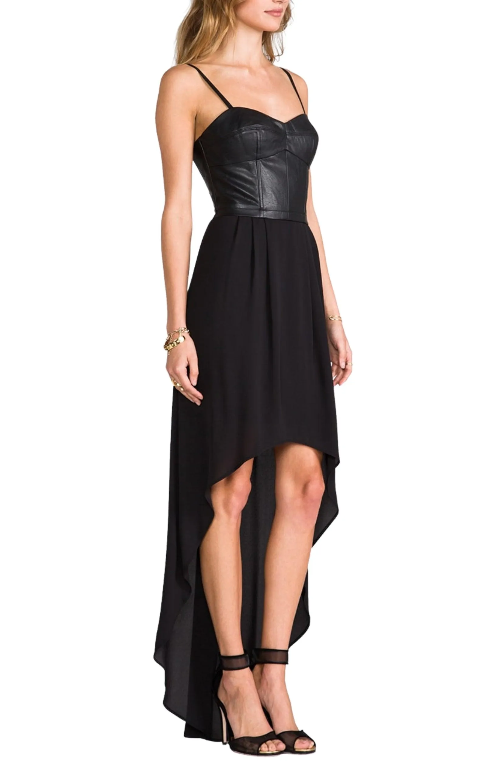 Leandra Bustier Draped Dress