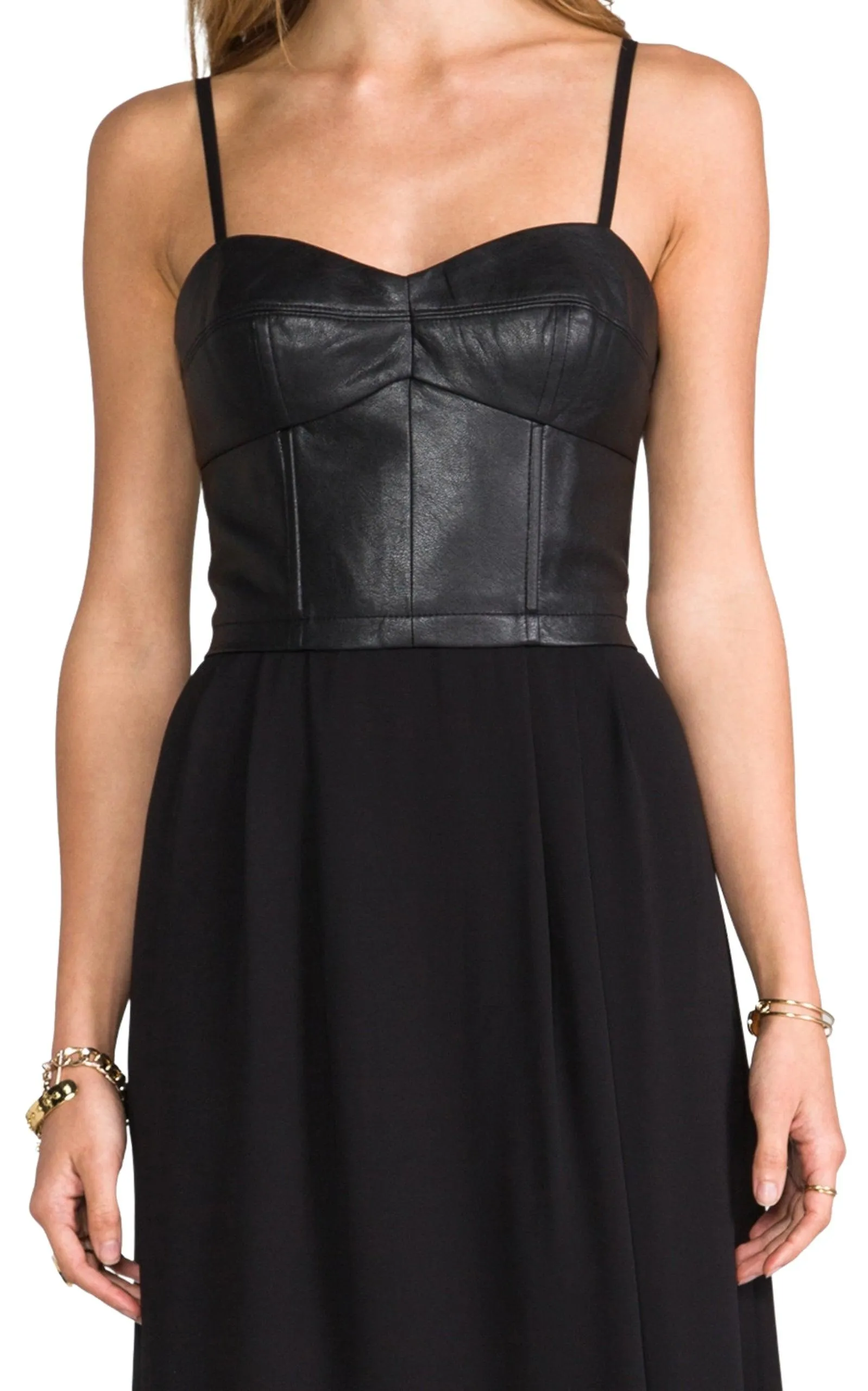 Leandra Bustier Draped Dress