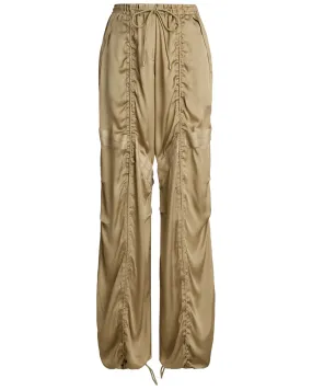 Lux Tan Charmeuse Killian Pant