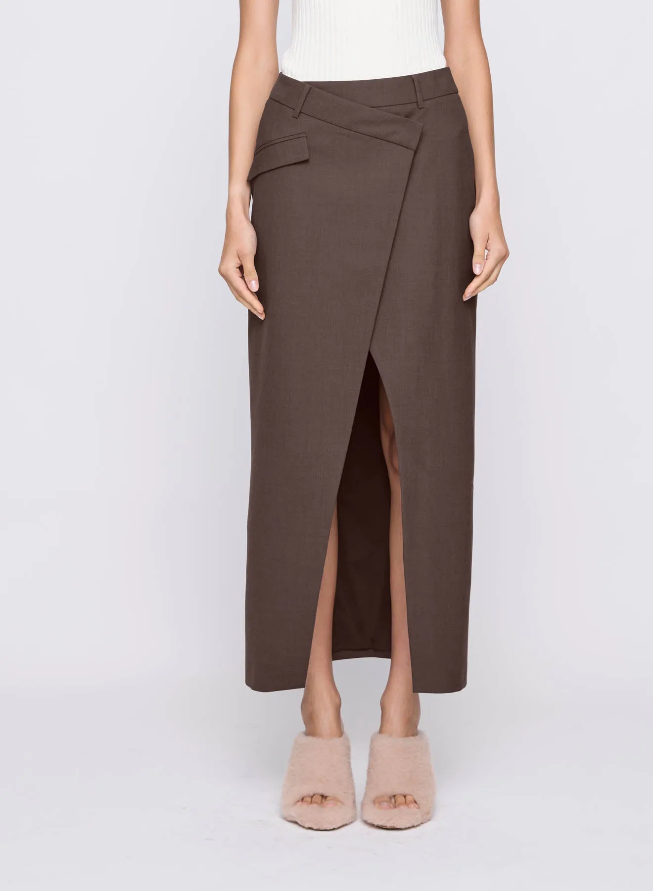 MIA SKIRT (CHOCOLATE)