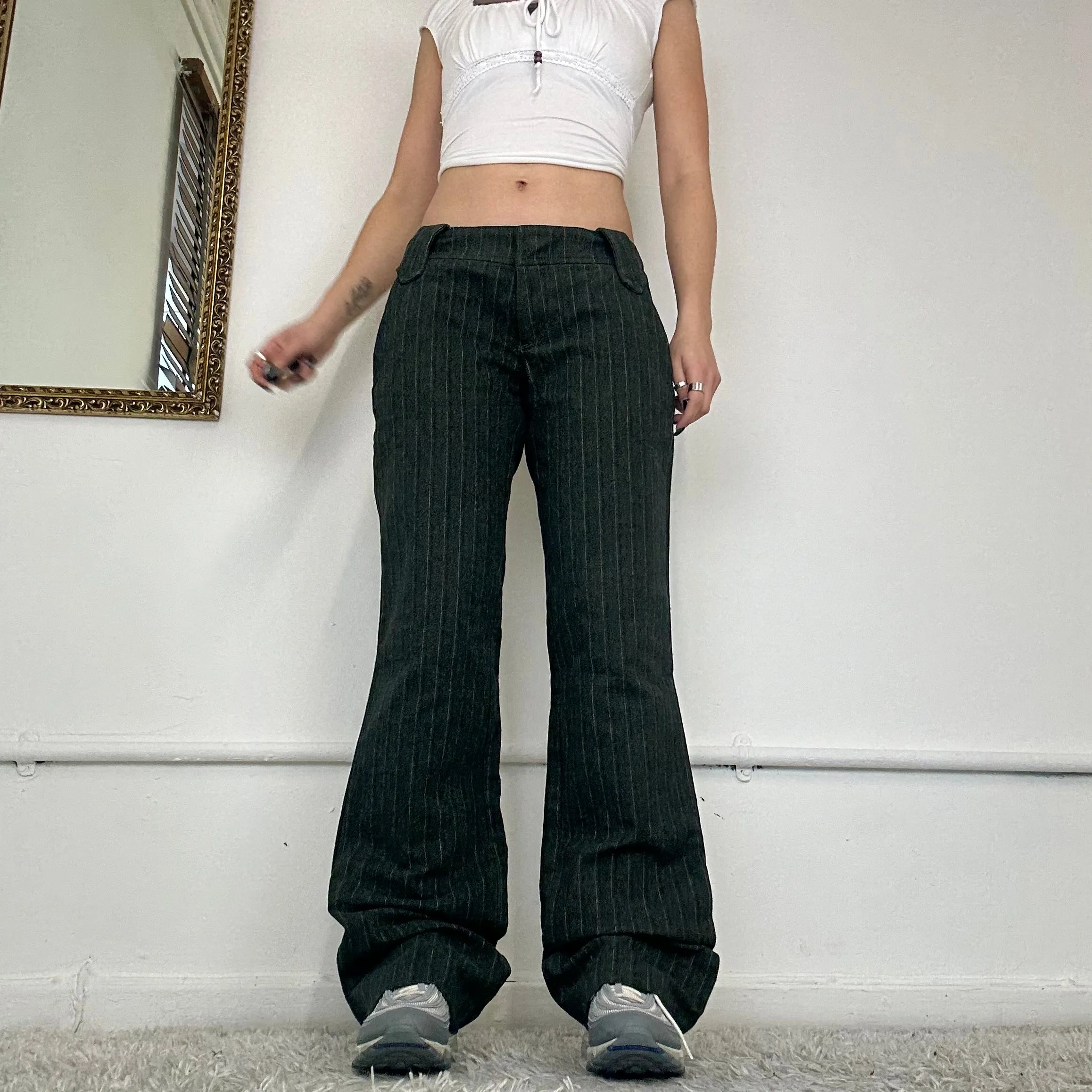 miss sixty pinstripe trousers