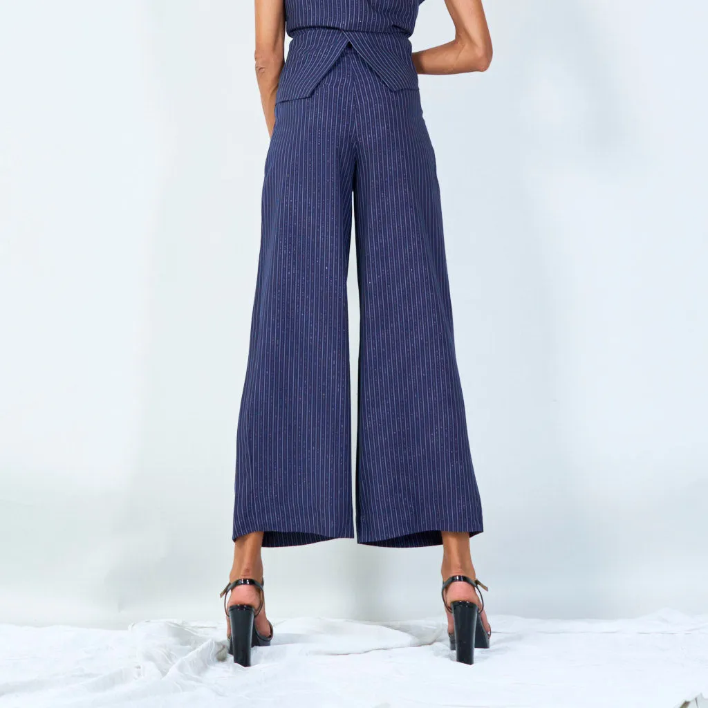 Pinstripe relaxed-fit trousers wholesale