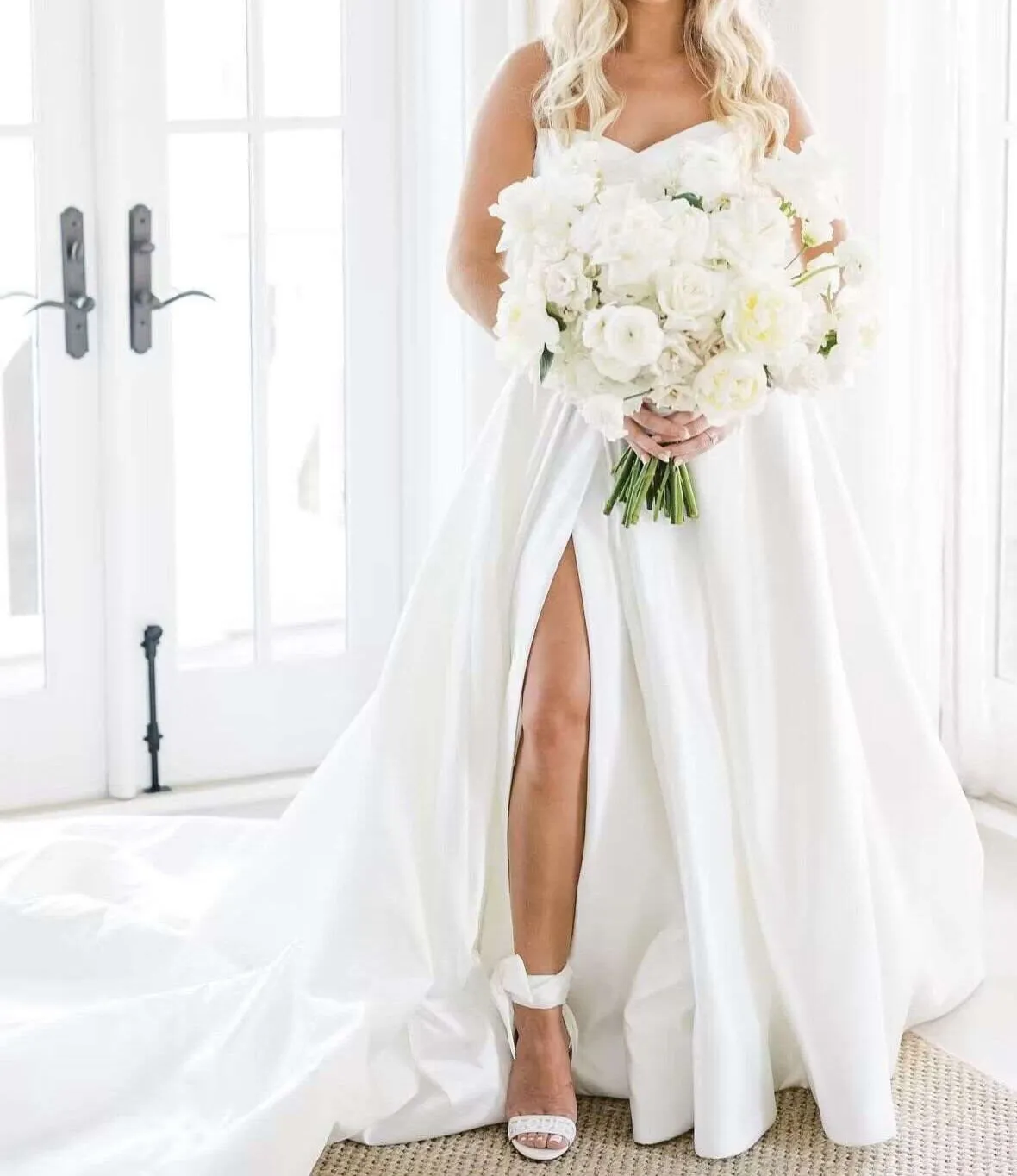 Simple Elegant Satin Wedding Gown All Sizes/Colors