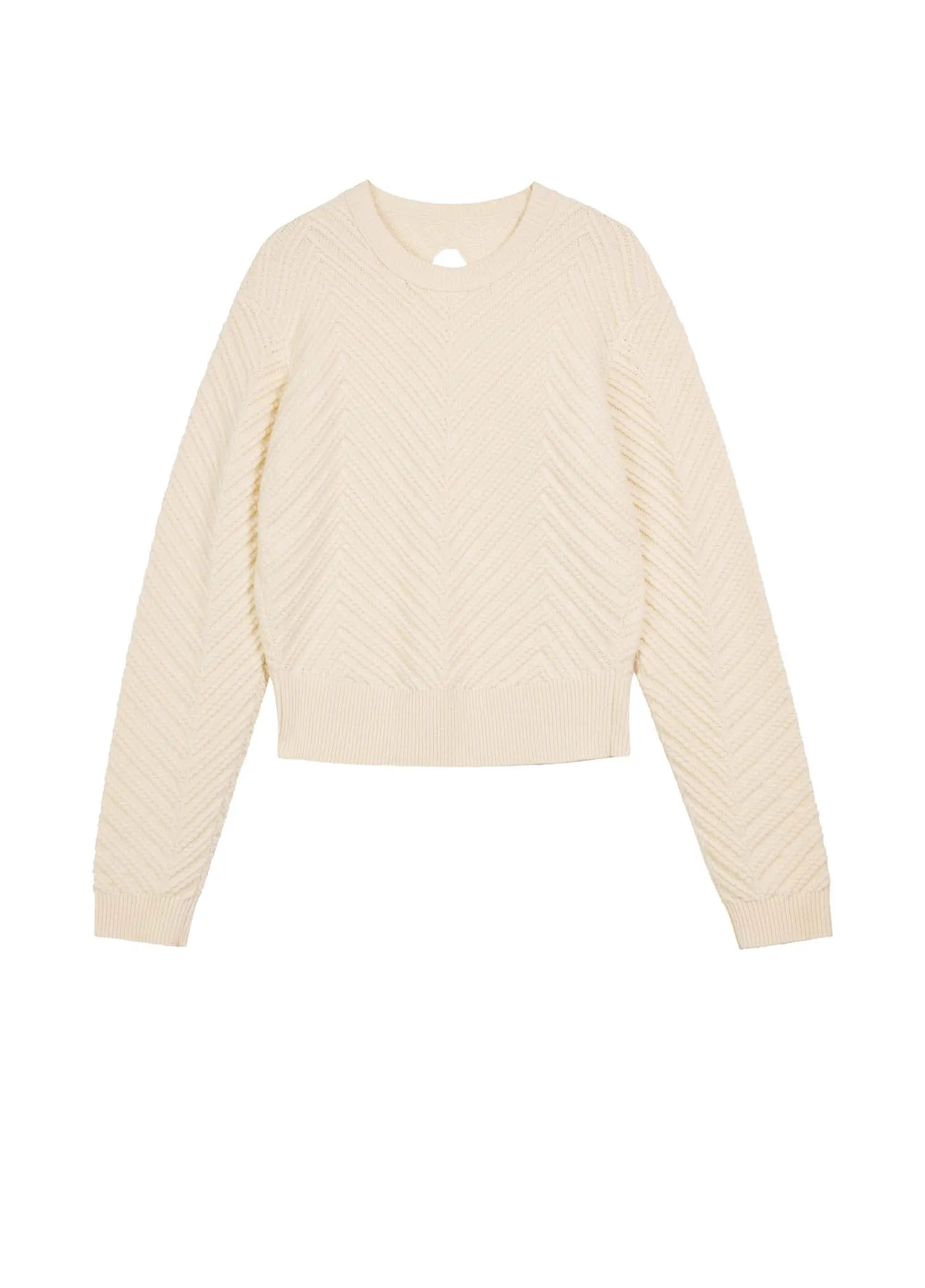 Sweaters / JNBY Short Crewneck Long-Sleeve Pullover