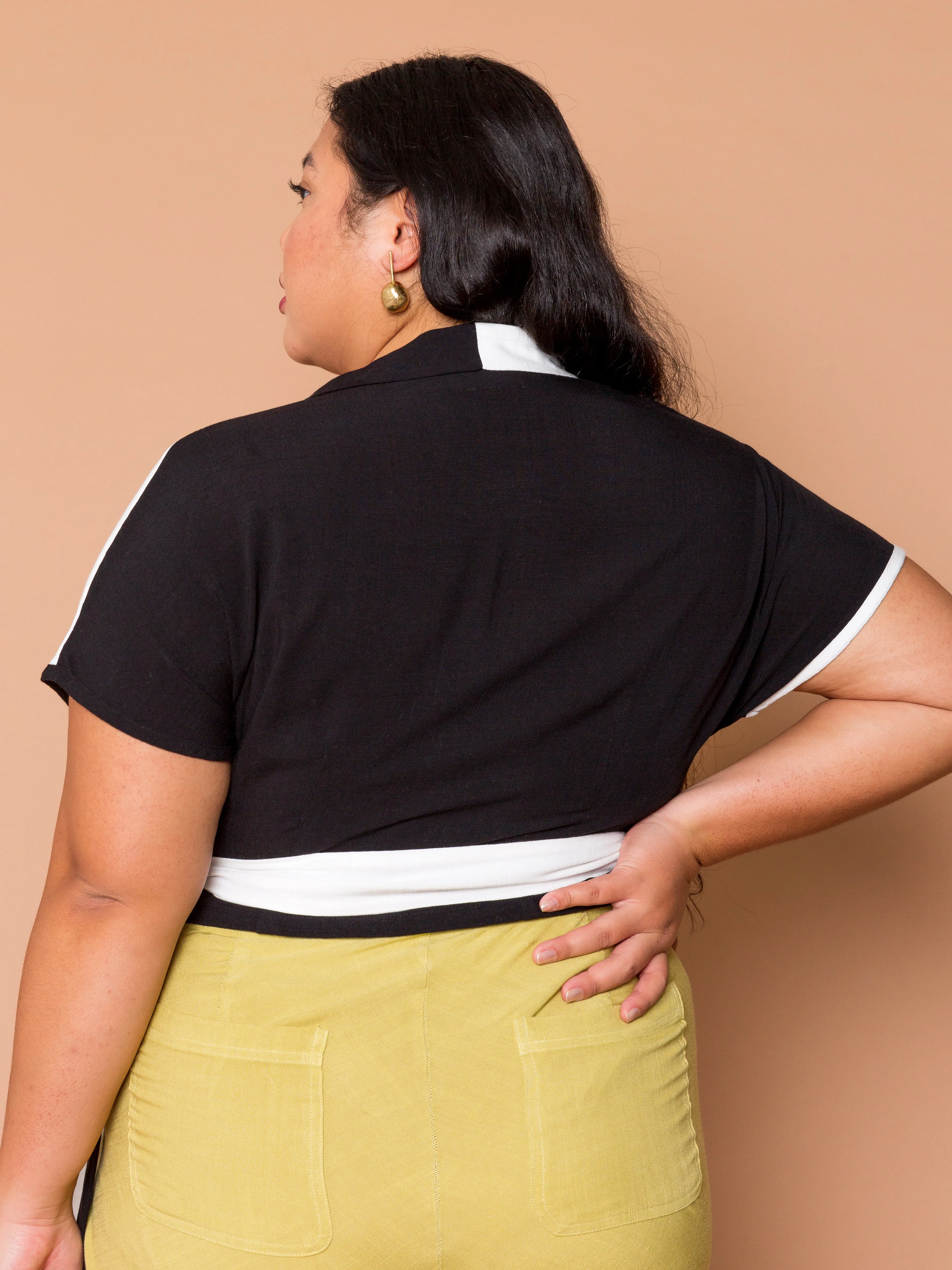 THE BOWLER WRAP TOP ~ YinYang