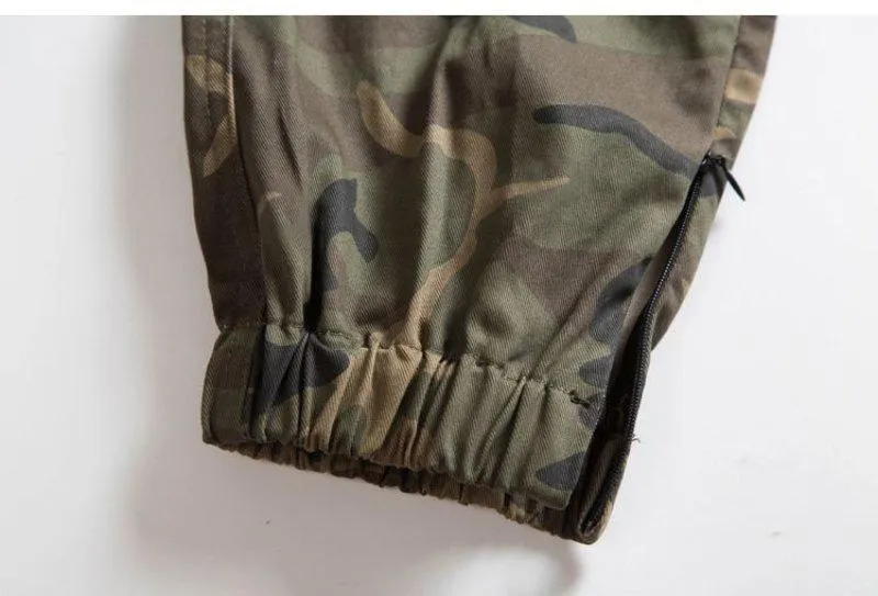 West Louis™ American Camouflage Jogger Pants