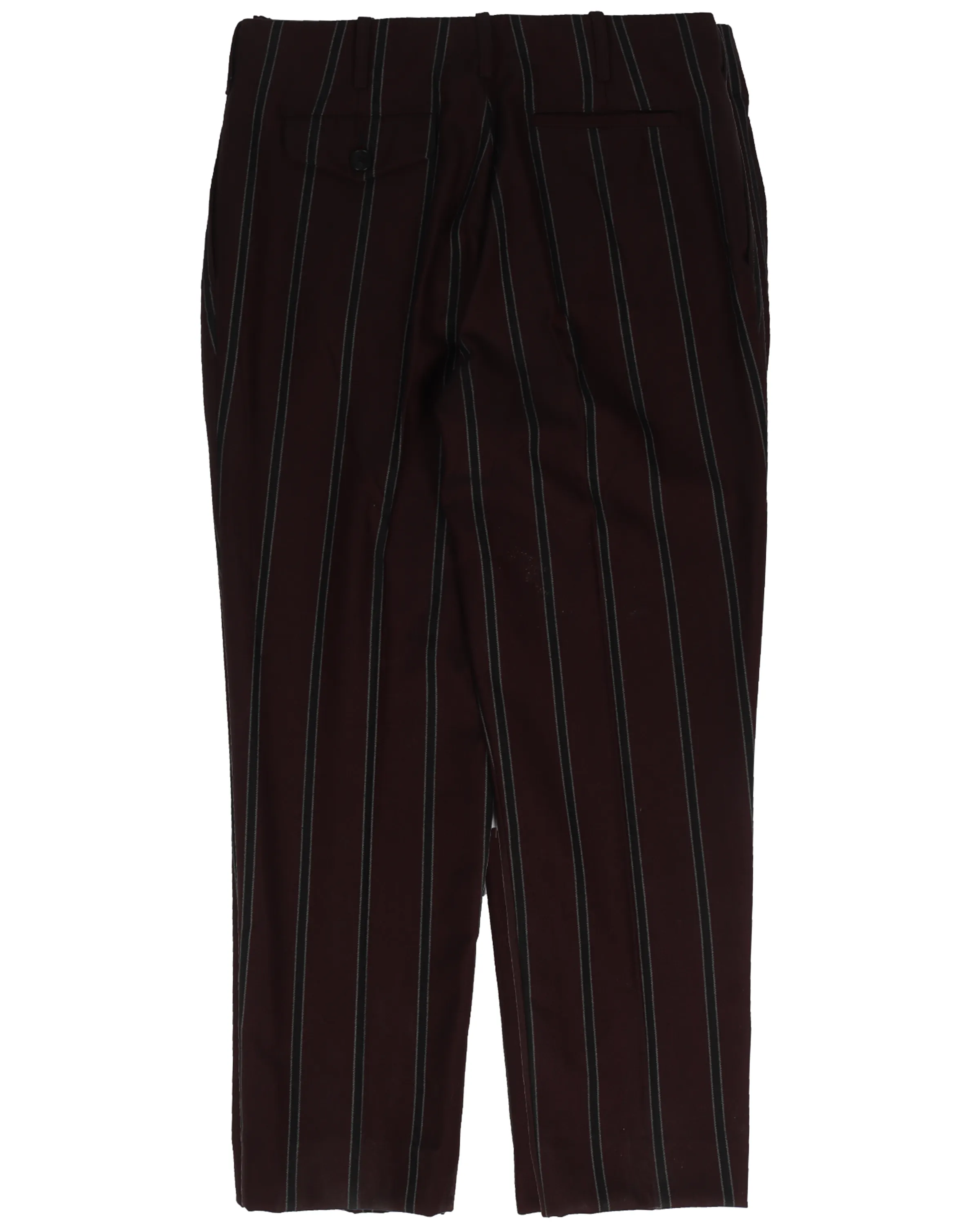 Wool Pinstripe Trousers